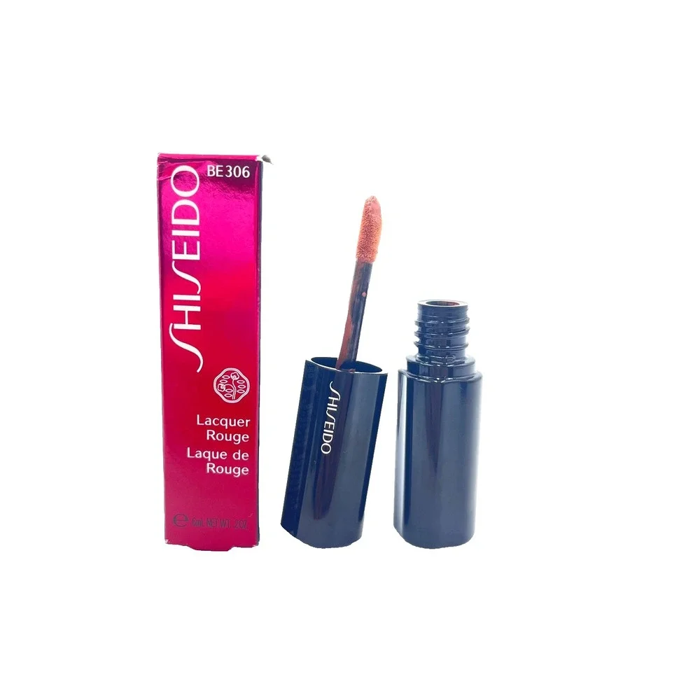 Shiseido Lacquer Rouge Liquid‎ Lip Color BE306 0.2oz / 6ML
